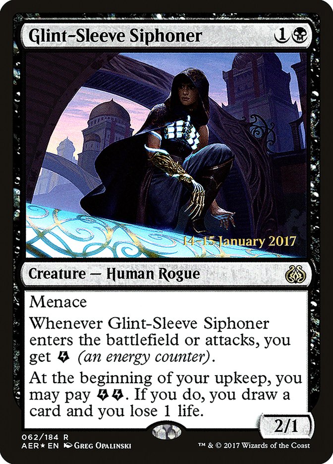 Glint-Sleeve Siphoner [Aether Revolt Prerelease Promos] | Enigma On Main