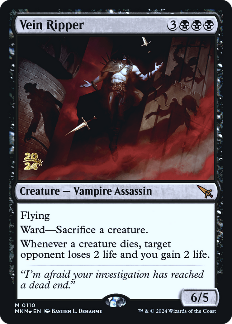 Vein Ripper [Murders at Karlov Manor Prerelease Promos] | Enigma On Main