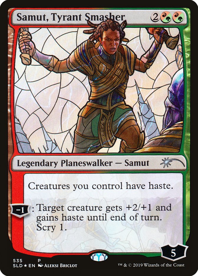 Samut, Tyrant Smasher (Stained Glass) [Secret Lair Drop Promos] | Enigma On Main