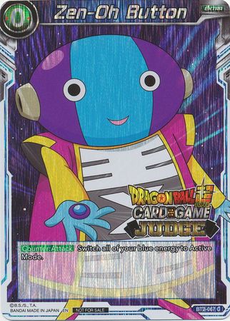 Zen-Oh Button (BT2-067) [Judge Promotion Cards] | Enigma On Main