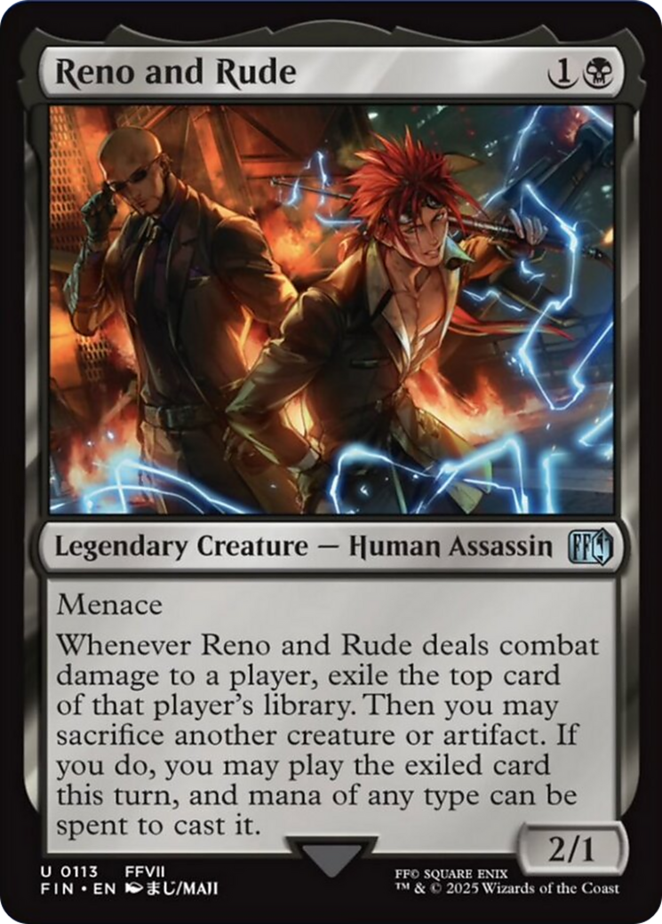 Reno and Rude [FINAL FANTASY] | Enigma On Main