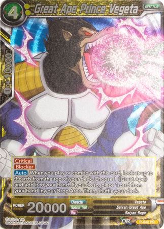 Great Ape Prince Vegeta (P-042) [Promotion Cards] | Enigma On Main