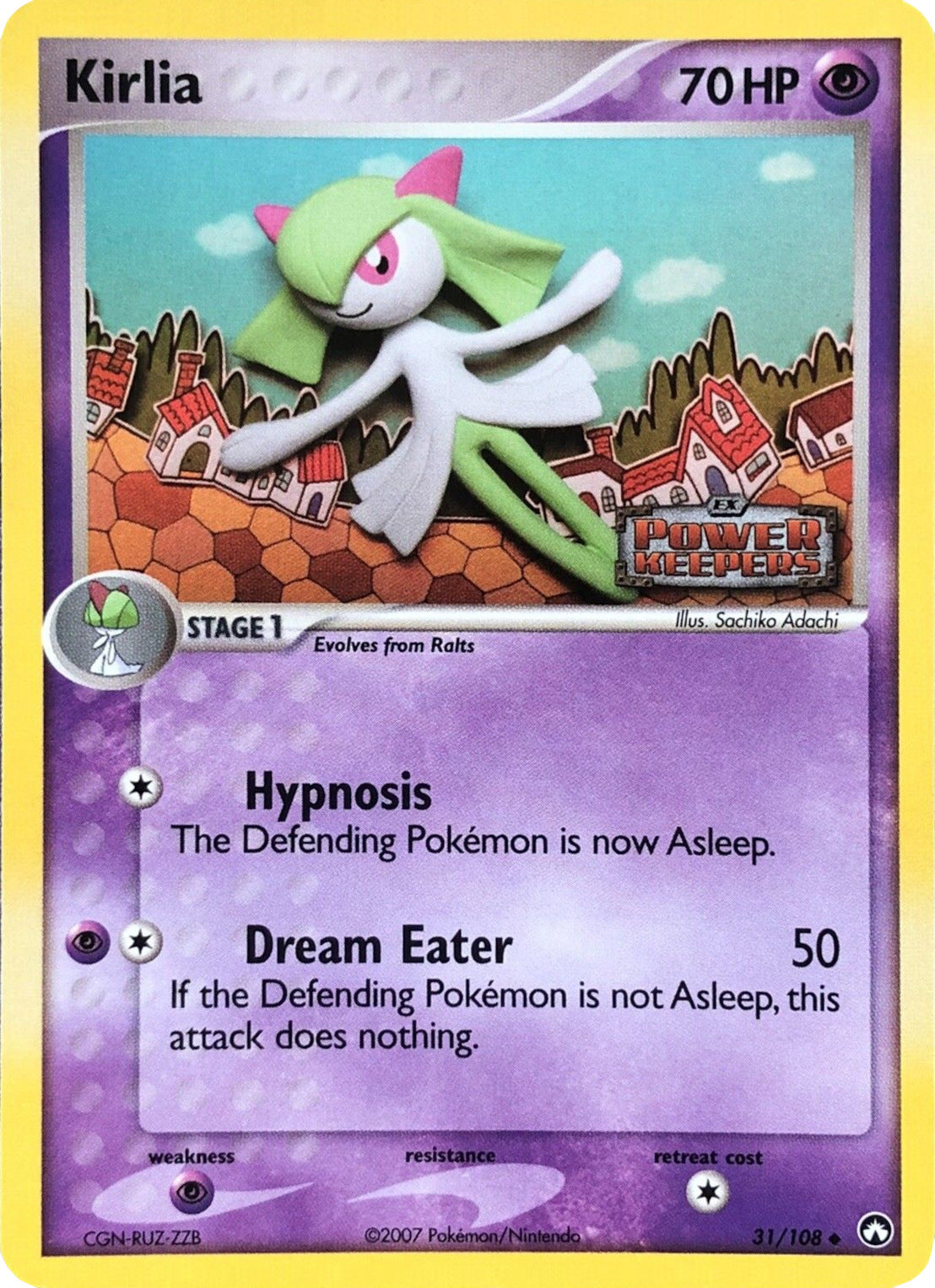 Kirlia (31/108) (Stamped) [EX: Power Keepers] | Enigma On Main