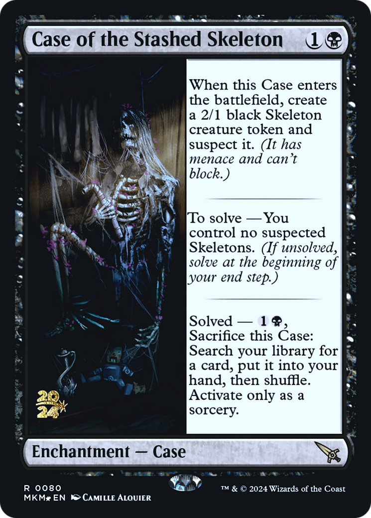 Case of the Stashed Skeleton [Murders at Karlov Manor Prerelease Promos] | Enigma On Main