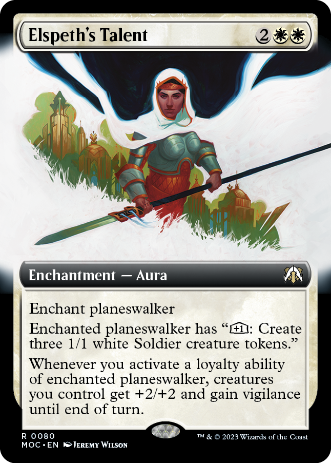 Elspeth's Talent (Extended Art) [March of the Machine Commander] | Enigma On Main