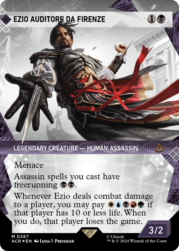 Ezio Auditore da Firenze (Showcase) (Textured Foil) [Assassin's Creed] | Enigma On Main