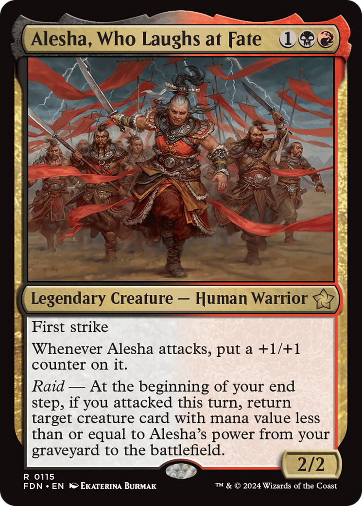 Alesha, Who Laughs at Fate [Foundations] | Enigma On Main