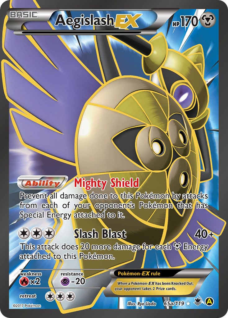 Aegislash EX (65a/119) [Alternate Art Promos] | Enigma On Main