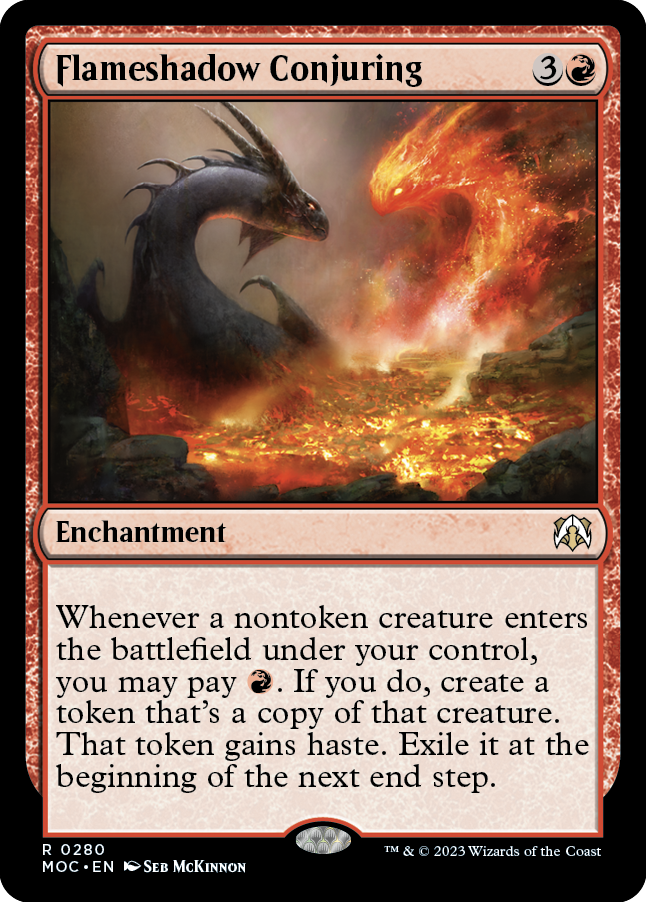Flameshadow Conjuring [March of the Machine Commander] | Enigma On Main