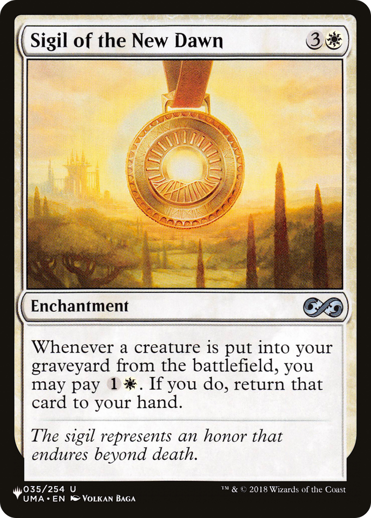 Sigil of the New Dawn [The List] | Enigma On Main