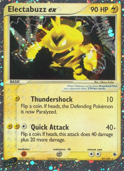 Electabuzz ex (97/109) [EX: Ruby & Sapphire] | Enigma On Main