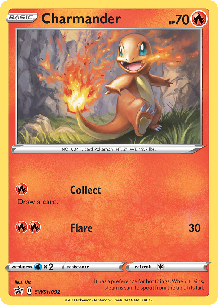 Charmander (SWSH092) [Sword & Shield: Black Star Promos] | Enigma On Main