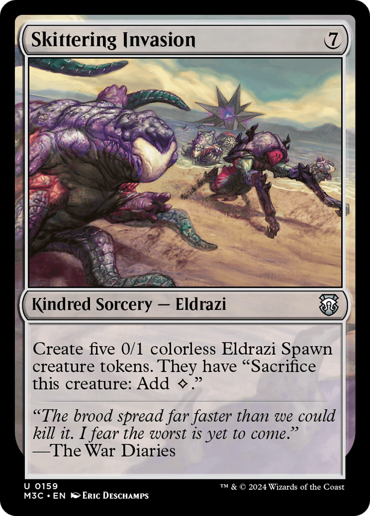 Skittering Invasion (Ripple Foil) [Modern Horizons 3 Commander] | Enigma On Main