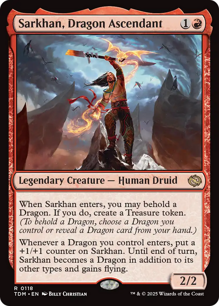 Sarkhan, Dragon Ascendant (118) [Tarkir: Dragonstorm] | Enigma On Main