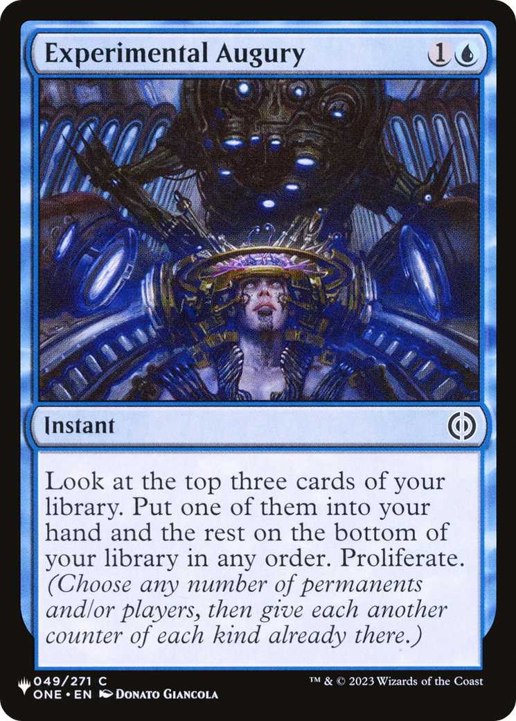 Experimental Augury [The List] | Enigma On Main