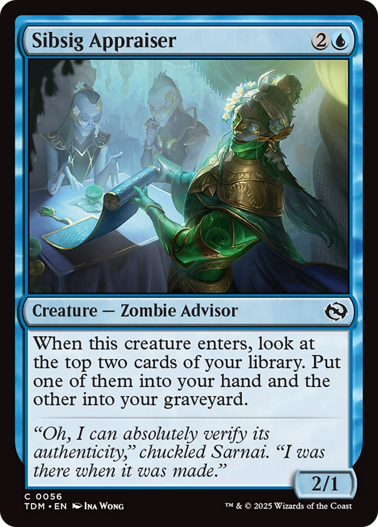 Sibsig Appraiser [Tarkir: Dragonstorm] | Enigma On Main