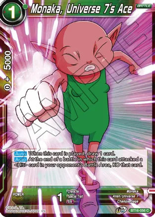 Monaka, Universe 7's Ace (BT16-056) [Realm of the Gods] | Enigma On Main