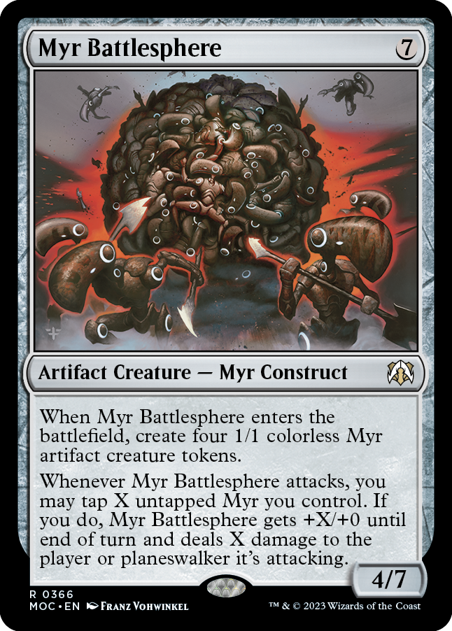 Myr Battlesphere [March of the Machine Commander] | Enigma On Main