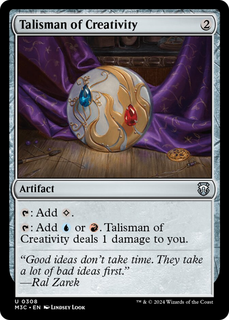 Talisman of Creativity [Modern Horizons 3 Commander] | Enigma On Main