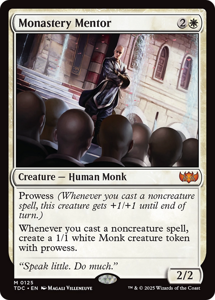 Monastery Mentor [Tarkir: Dragonstorm Commander] | Enigma On Main