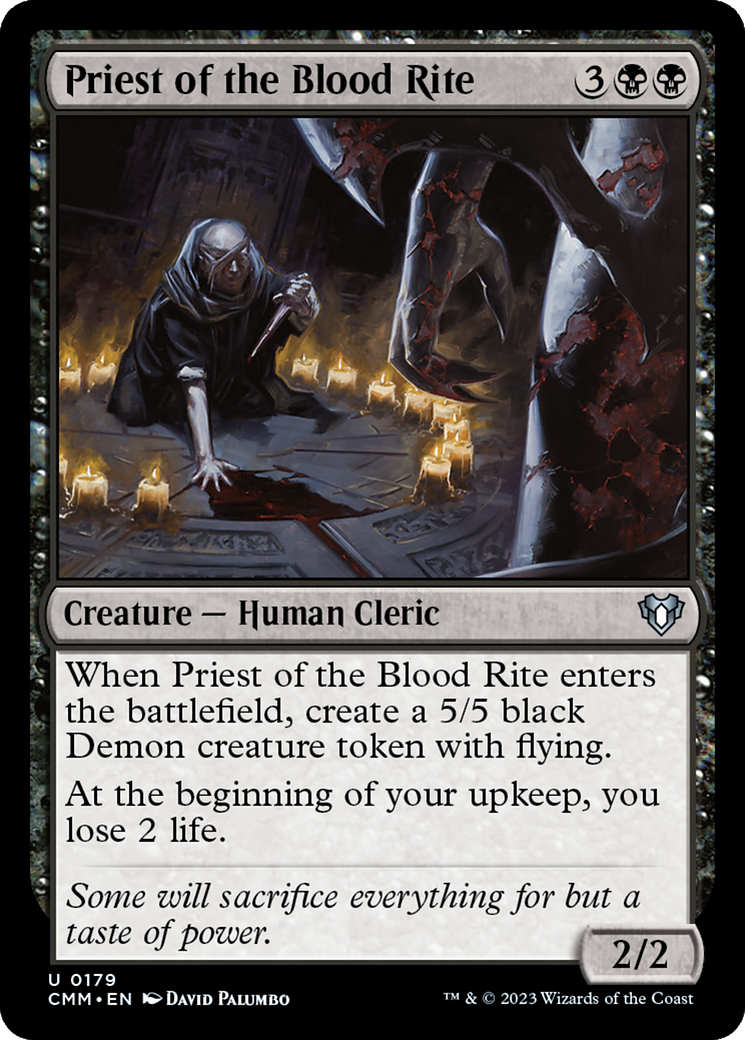 Priest of the Blood Rite [Commander Masters] | Enigma On Main