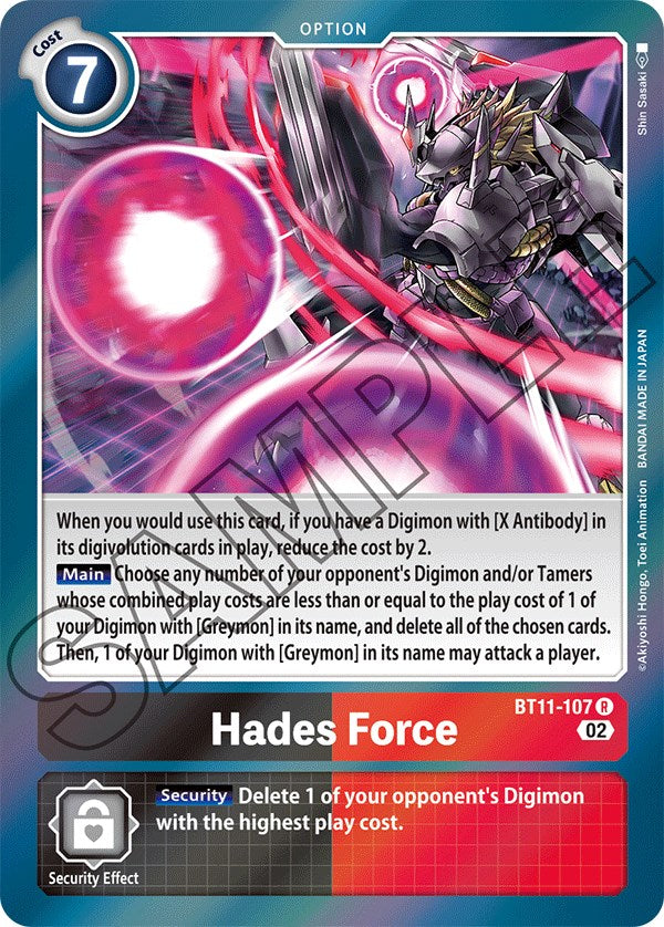 Hades Force [BT11-107] [Dimensional Phase] | Enigma On Main