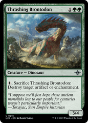 Thrashing Brontodon [The Lost Caverns of Ixalan] | Enigma On Main