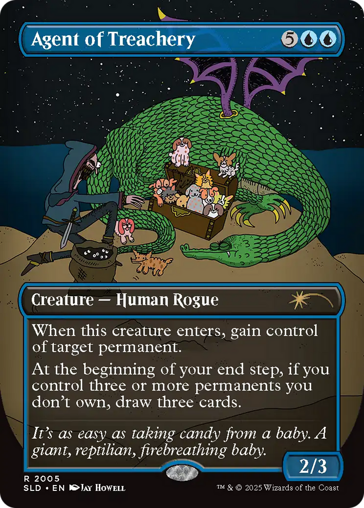 Agent of Treachery (Rainbow Foil) [Secret Lair Drop Series] | Enigma On Main