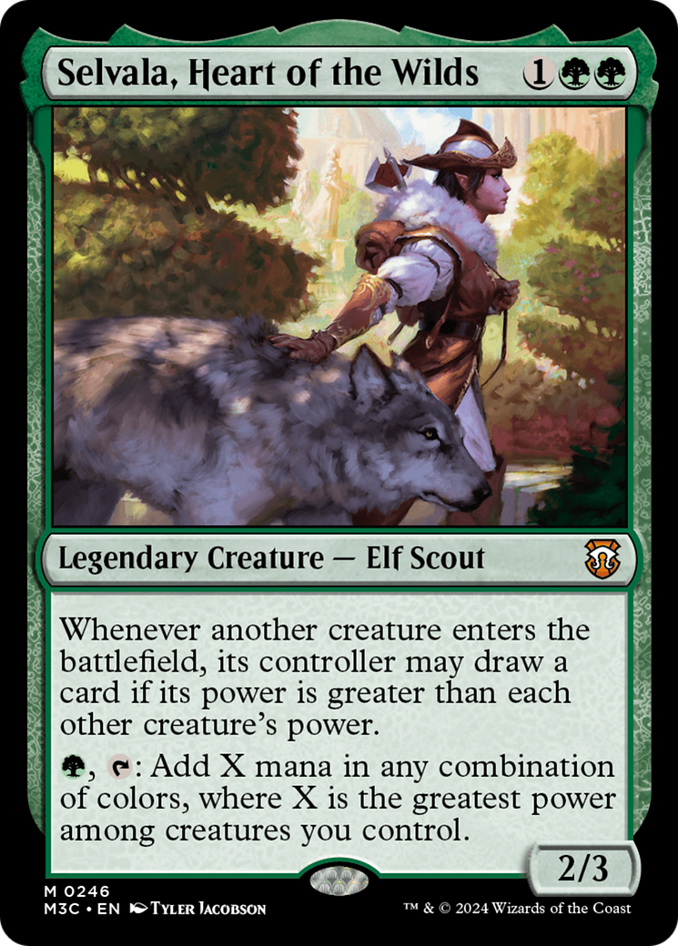 Selvala, Heart of the Wilds (Ripple Foil) [Modern Horizons 3 Commander] | Enigma On Main