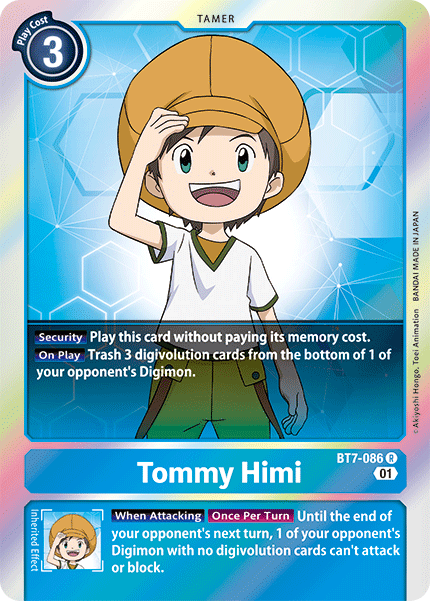 Tommy Himi [BT7-086] [Next Adventure] | Enigma On Main