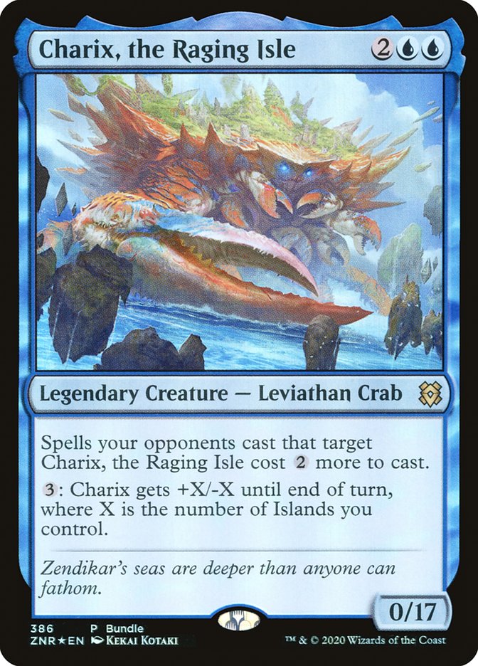 Charix, the Raging Isle (386) [Zendikar Rising Promos] | Enigma On Main