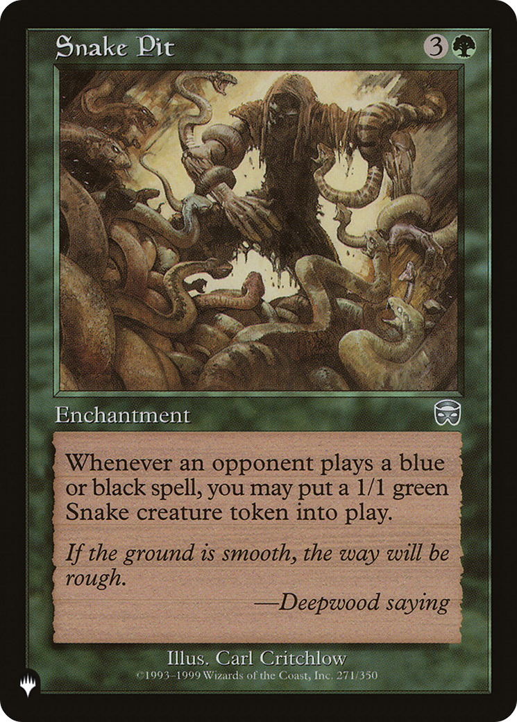Snake Pit [The List] | Enigma On Main