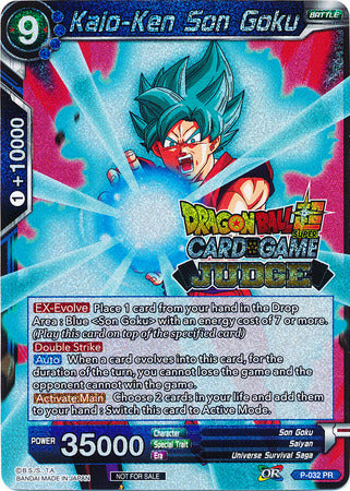 Kaio-Ken Son Goku (P-032) [Judge Promotion Cards] | Enigma On Main