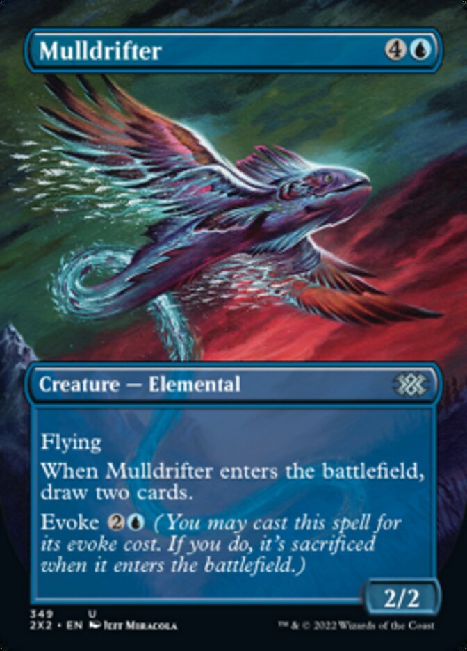 Mulldrifter (Borderless Alternate Art) [Double Masters 2022] | Enigma On Main