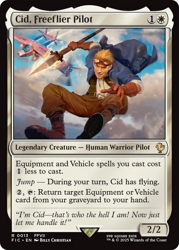 Cid, Freeflier Pilot [FINAL FANTASY Commander] | Enigma On Main