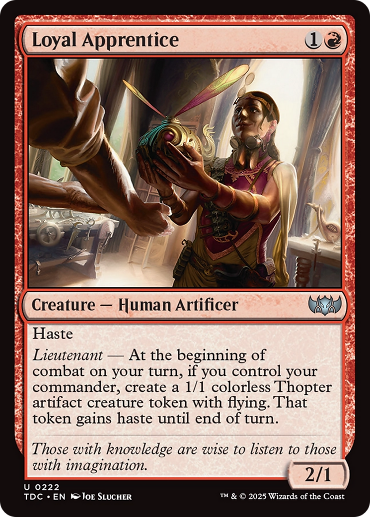 Loyal Apprentice [Tarkir: Dragonstorm Commander] | Enigma On Main