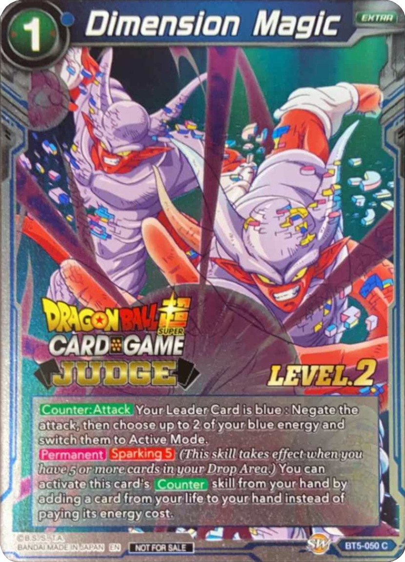 Dimension Magic (Level 2) (BT5-050) [Judge Promotion Cards] | Enigma On Main