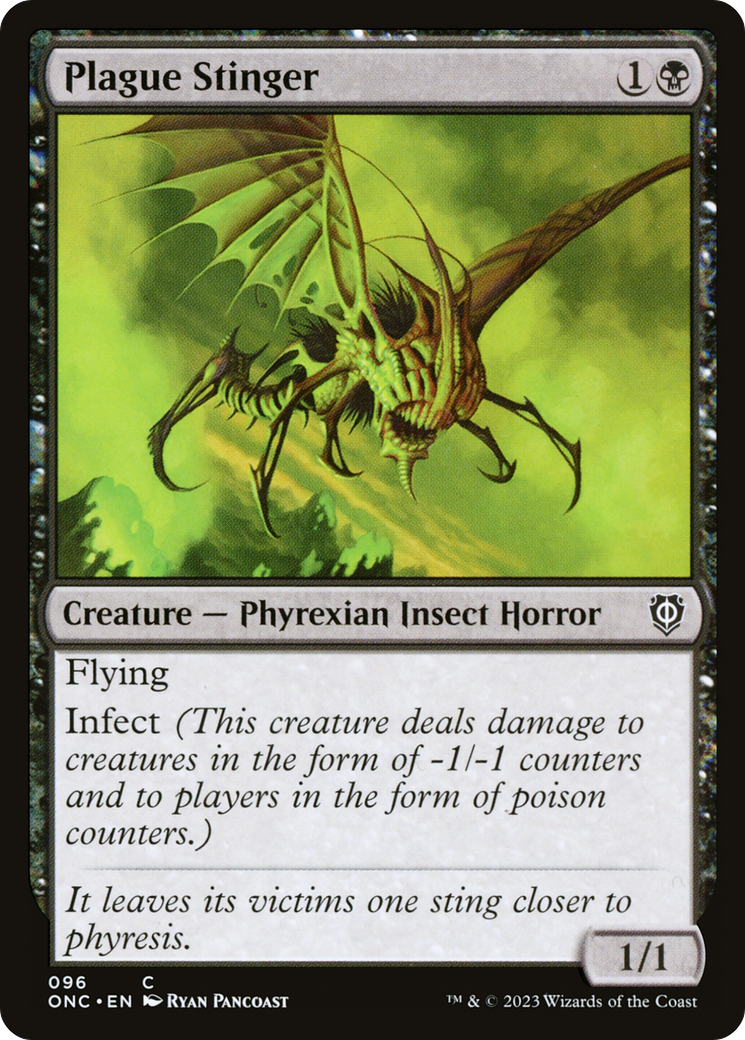 Plague Stinger [Phyrexia: All Will Be One Commander] | Enigma On Main