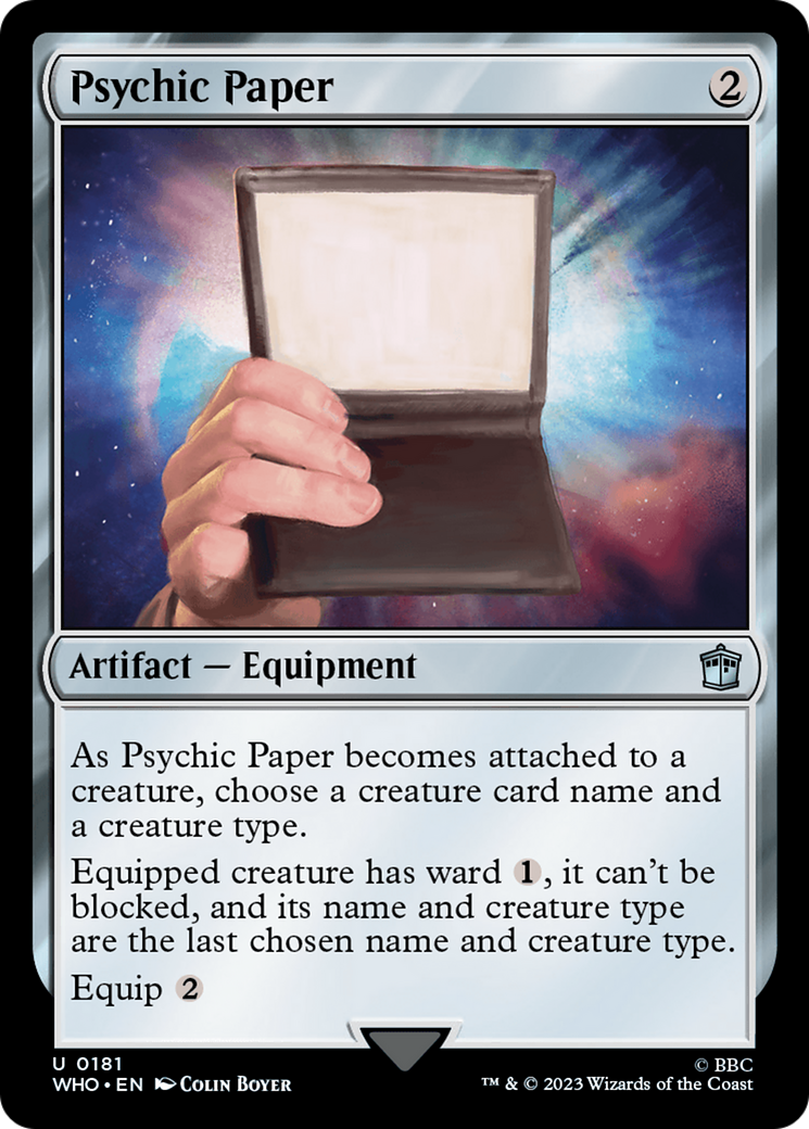 Psychic Paper [Doctor Who] | Enigma On Main