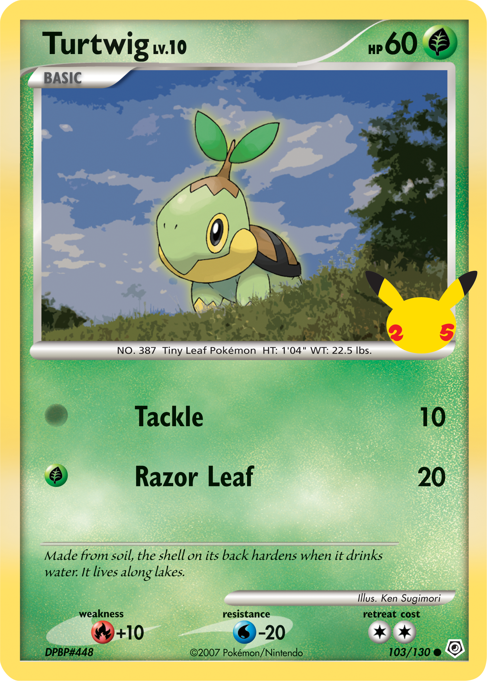 Turtwig (103/130) (Jumbo Card) [First Partner Pack] | Enigma On Main