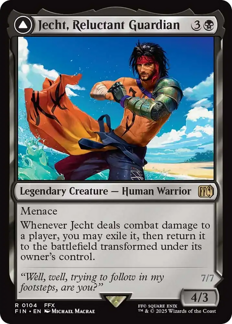 Jecht, Reluctant Guardian // Braska's Final Aeon [FINAL FANTASY] | Enigma On Main
