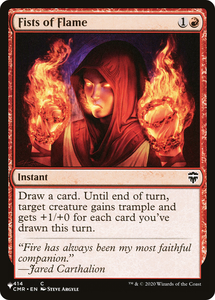 Fists of Flame [The List] | Enigma On Main
