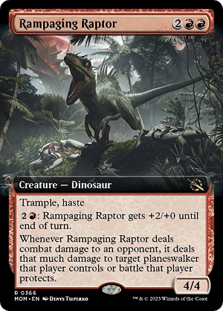 Rampaging Raptor (Extended Art) [March of the Machine] | Enigma On Main