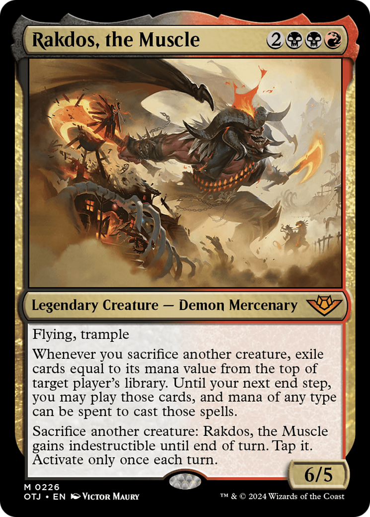 Rakdos, the Muscle [Outlaws of Thunder Junction] | Enigma On Main