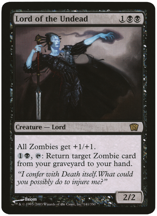 Lord of the Undead (Oversized) [Eighth Edition Box Topper] | Enigma On Main