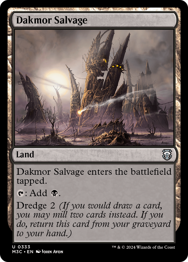 Dakmor Salvage (Ripple Foil) [Modern Horizons 3 Commander] | Enigma On Main