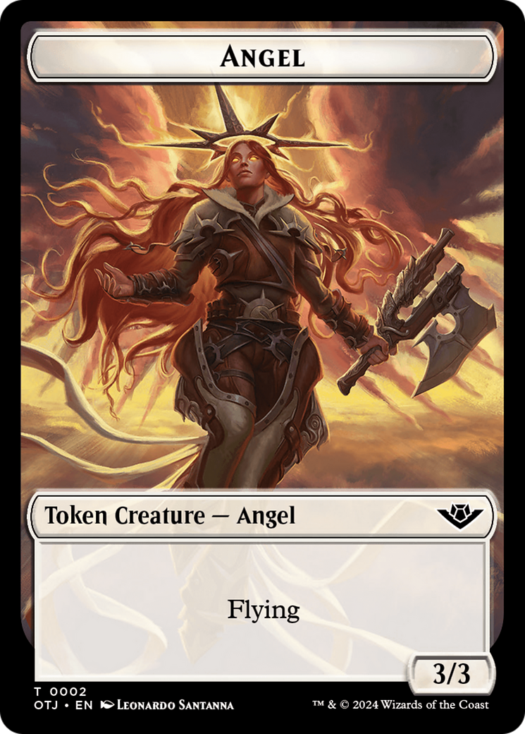 Angel Token [Outlaws of Thunder Junction Tokens] | Enigma On Main