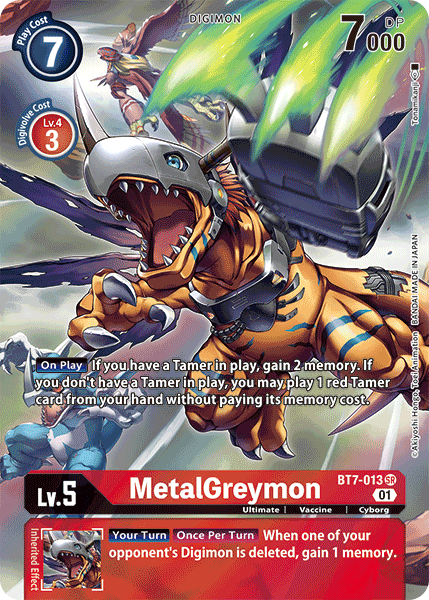 MetalGreymon [BT7-013] (Alternate Art) [Next Adventure] | Enigma On Main