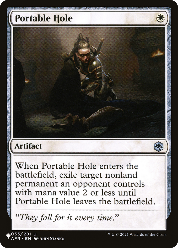 Portable Hole [The List Reprints] | Enigma On Main