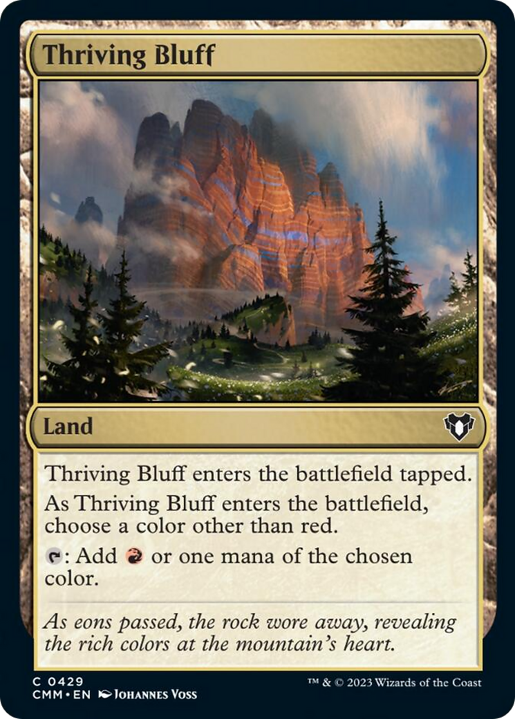 Thriving Bluff [Commander Masters] | Enigma On Main